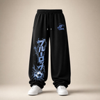 Blue Lock Baggy Pant — Black clean product image