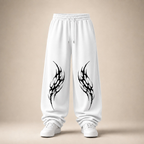 Tribal Blaze Baggy Pant — White clean product image